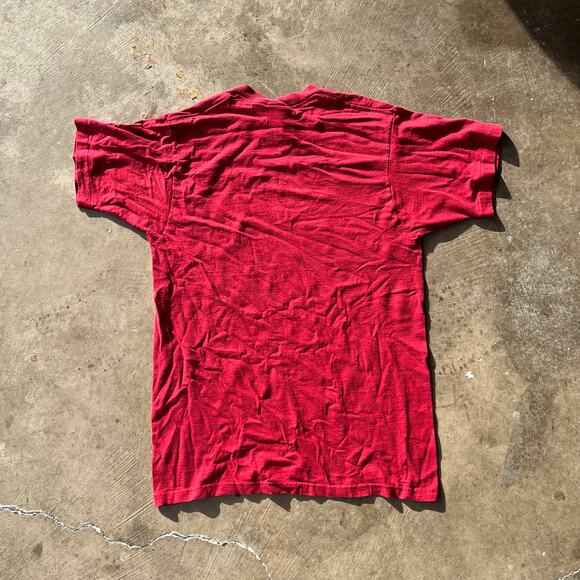 VINTAGE SAN FRANCISCO 49ERS PRO PLAYER T-SHIRT RED MEDIUM - Picture 2 of 5